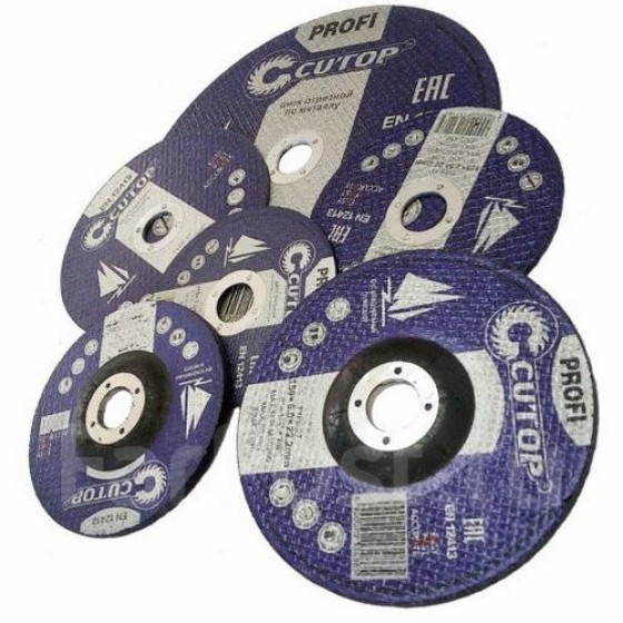 Профессиональный диск  шлифовальный по металлу и нержавеющей стали Cutop Profi T41-125х6,0х22,2мм(39992Т)
